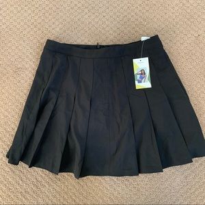 Halara Airy Pleated Black Tennis Skirt